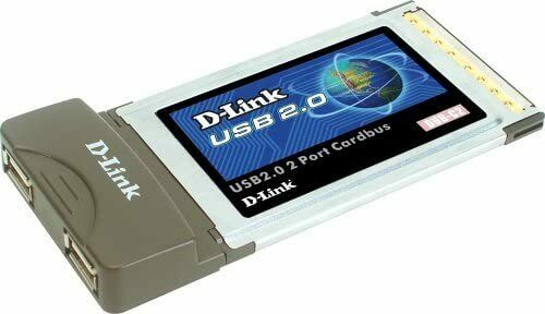 D-Link DUB-C2 2-Port USB 2.0 CardBus Adapter
