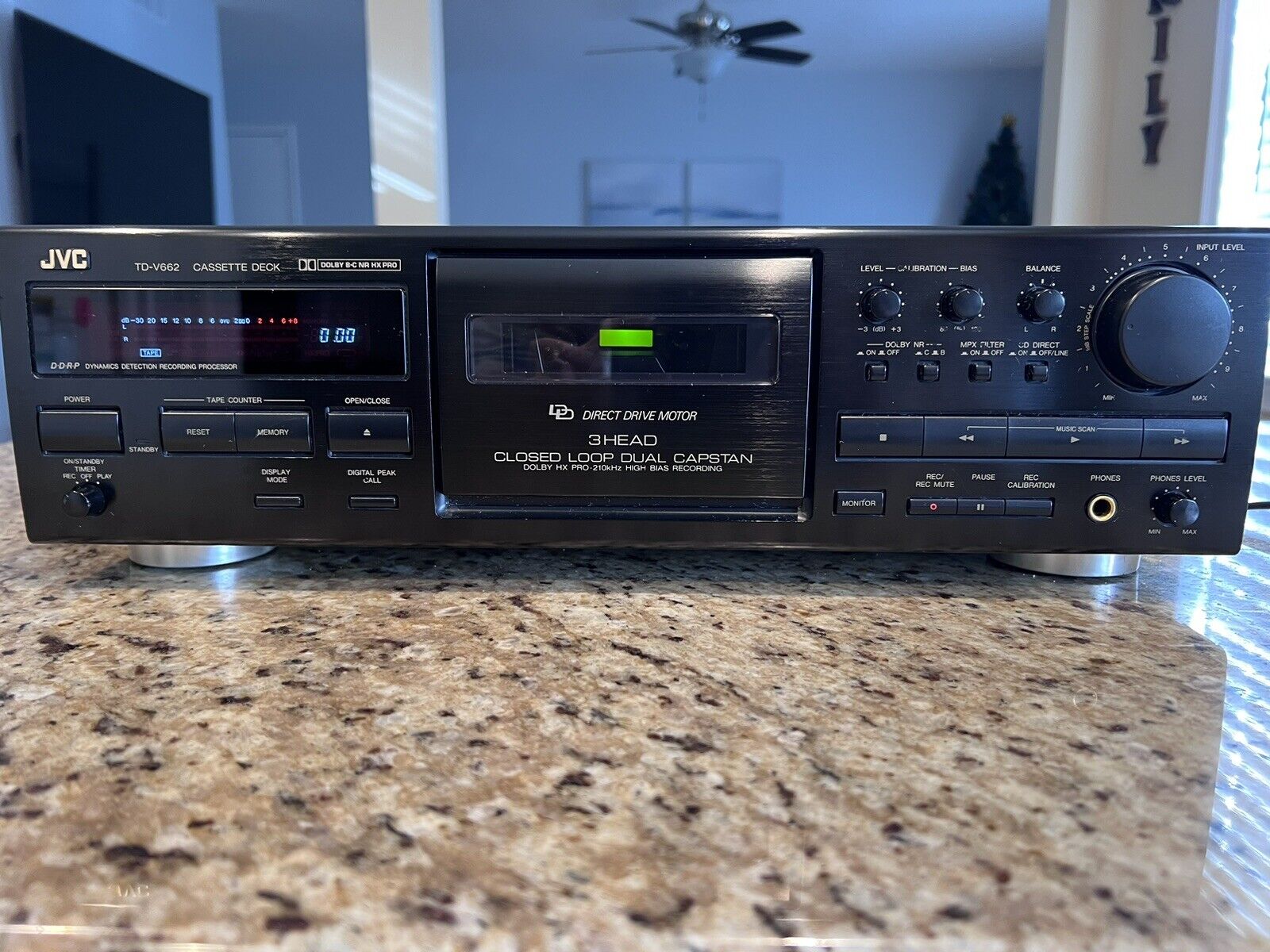 Jvc Td-v662 3-head / Dual Capstan / Beautiful Condition..rare.works Flawlessly!