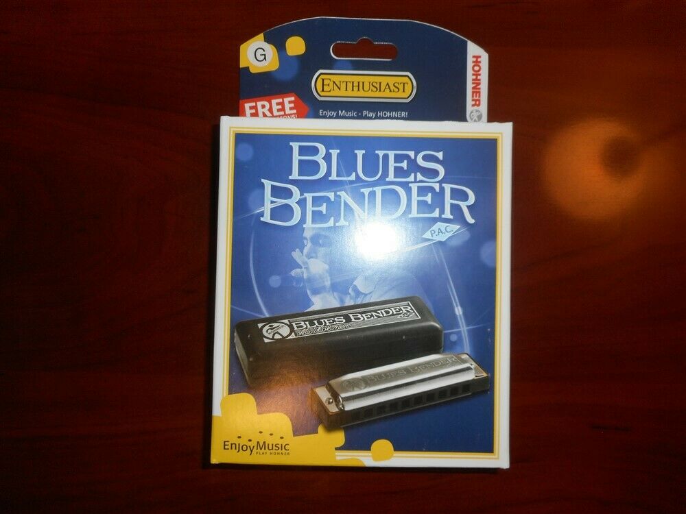 NEW - Hohner Blues Bender Harmonica, Key of G, BBBX-G