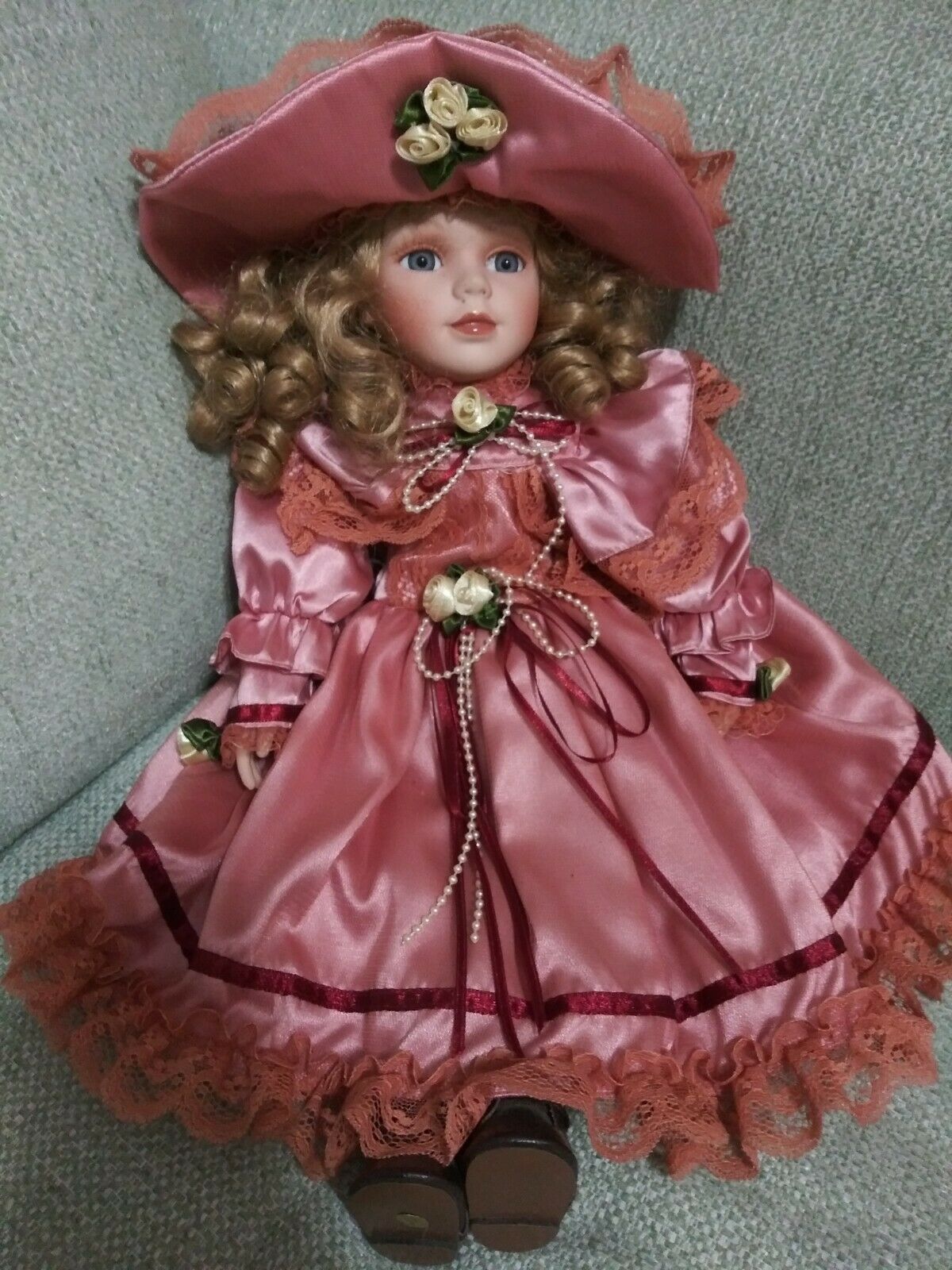 Lee Madison Porcelain Limited Edition Of 90/4950 Doll 18".