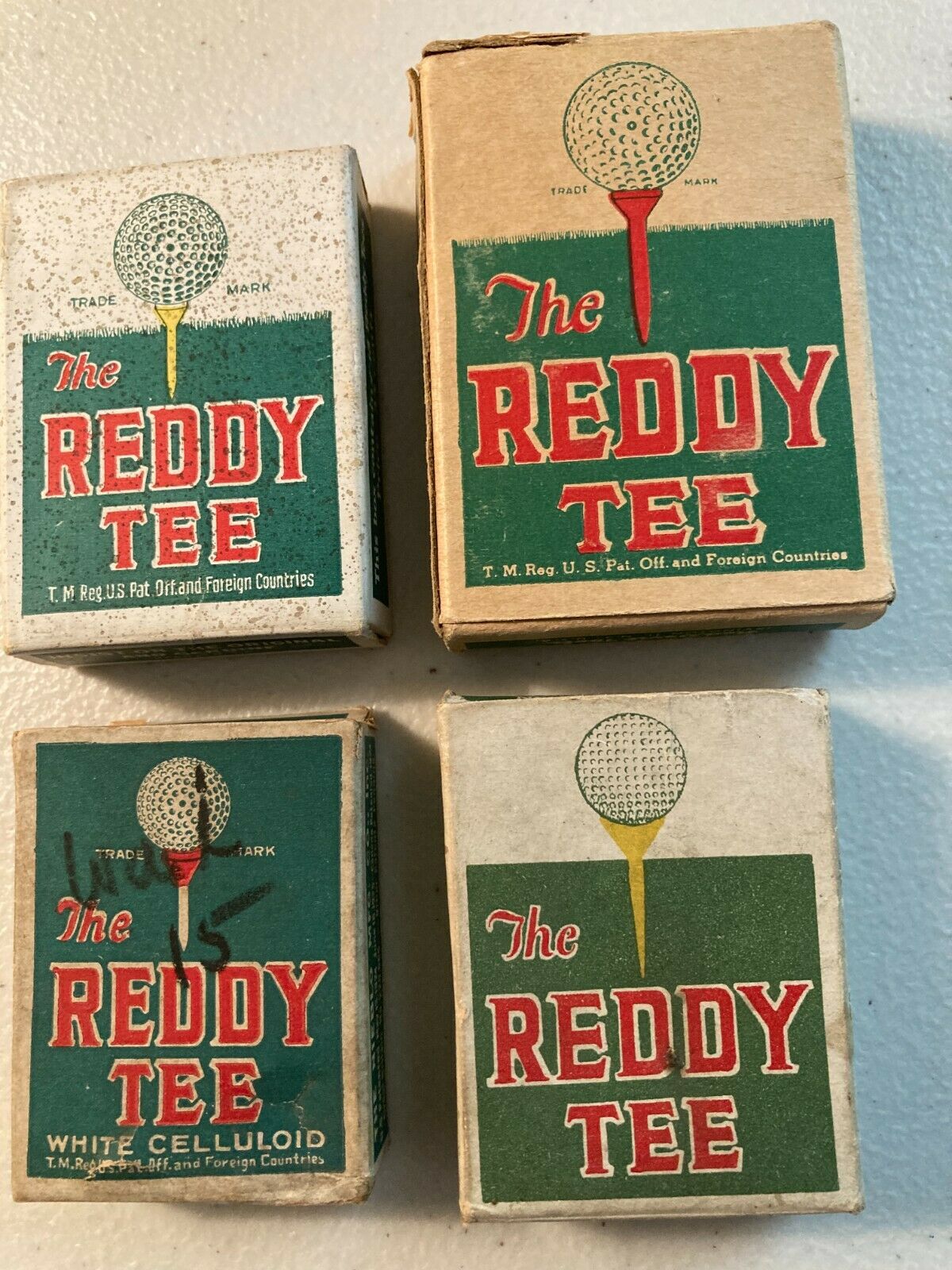 Vintage Reddy Tee Boxes