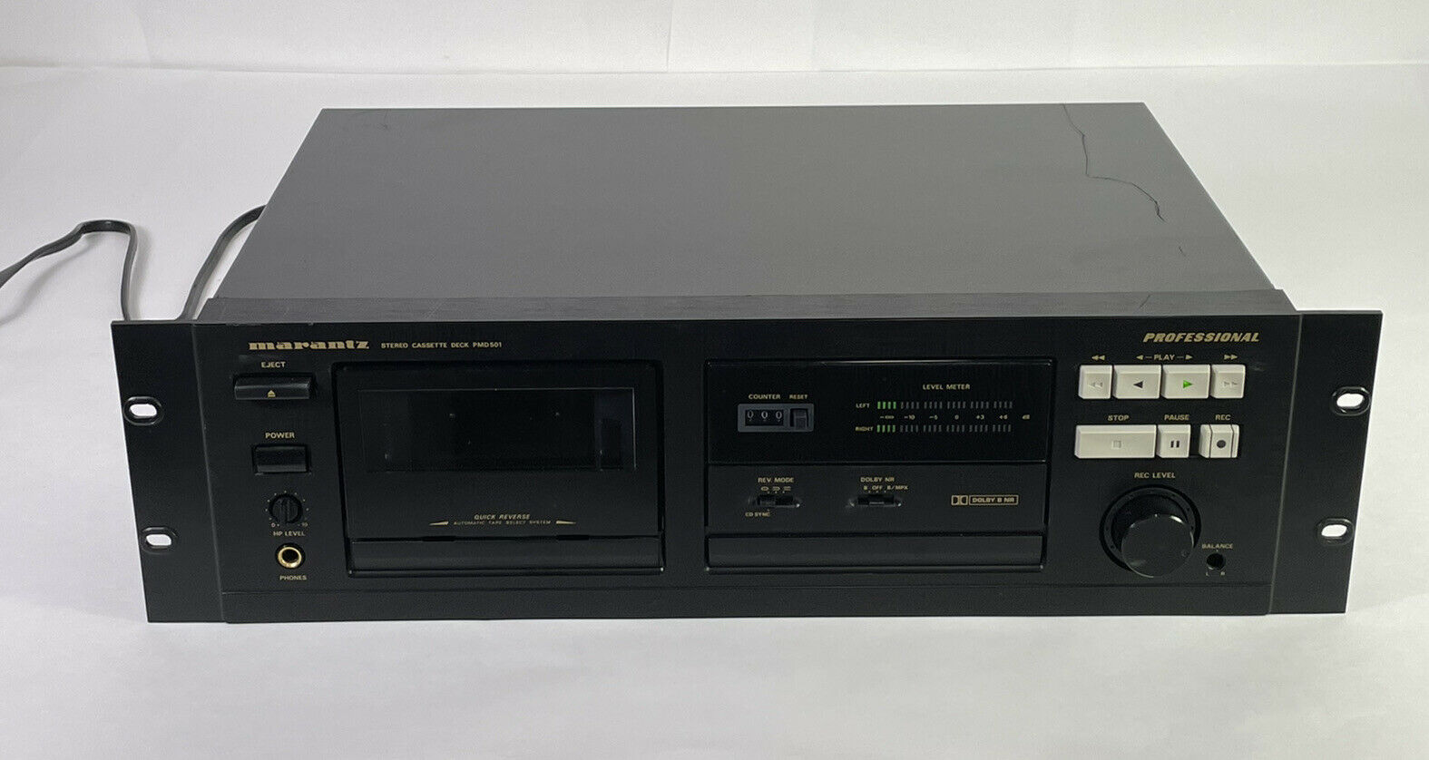 Marantz PMD501 Professional Quick Reverse Stereo Cassette Tape Deck Guaranteed