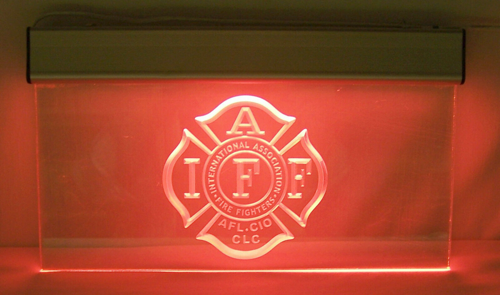 Iffa Lighted Hanging Sign International Fire Fighters Association