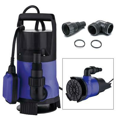 1.5hp Clear Dirty Water Submersible Plastic Pump Swimming Pool Pond Flood Drain