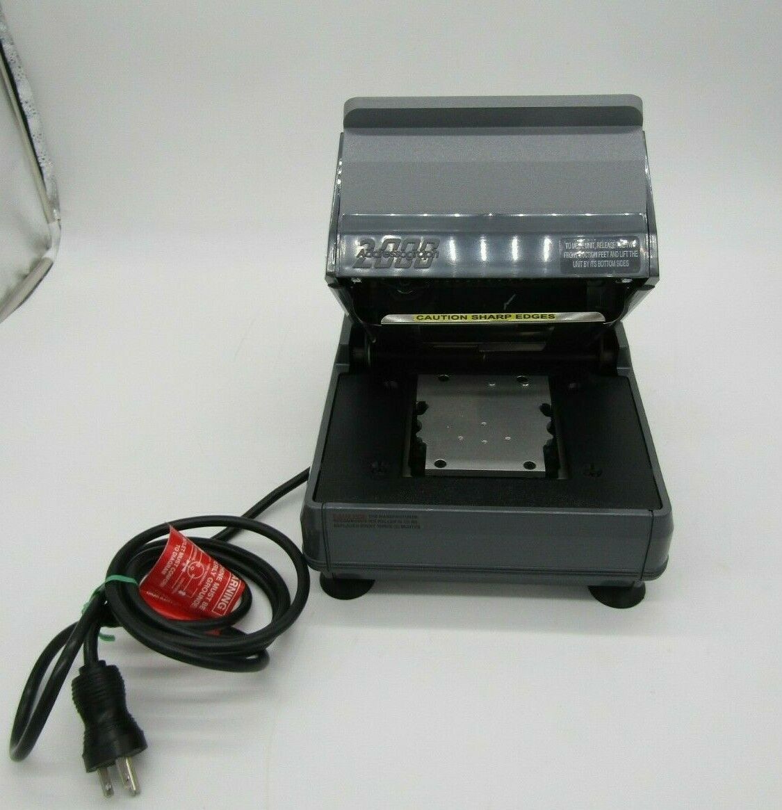 Addressograph Newbold 2000 Brand New Medical Electric Card Embosser Machine