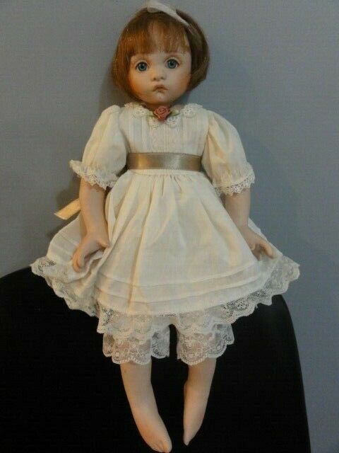 Vintage Porcelain 14" Doll Janie By Gay Talbott Boassy For Tender Toddlers
