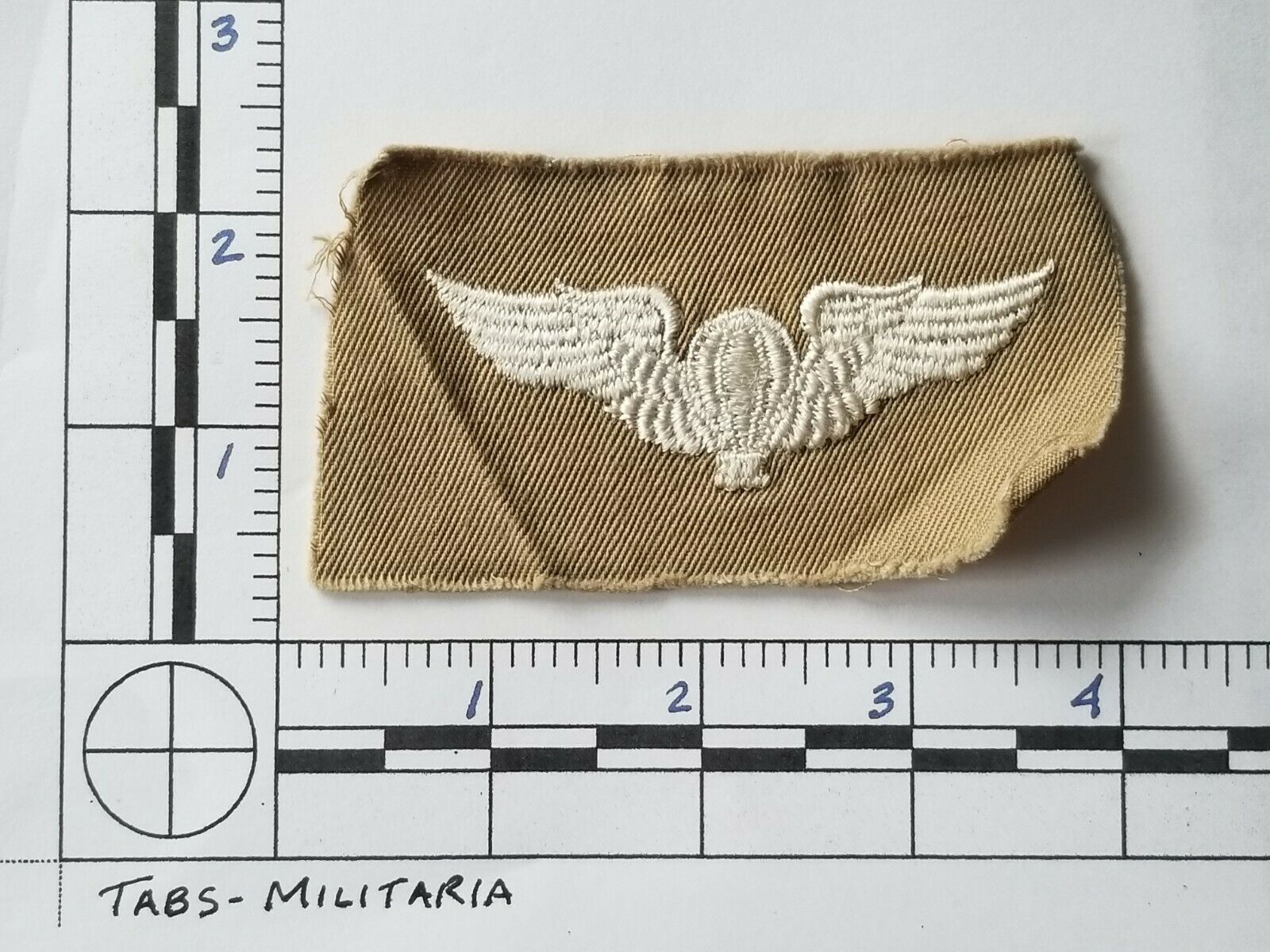 Us Army Air Force Aaf Original Wwii Cloth Wing Badge Balloon Pilot