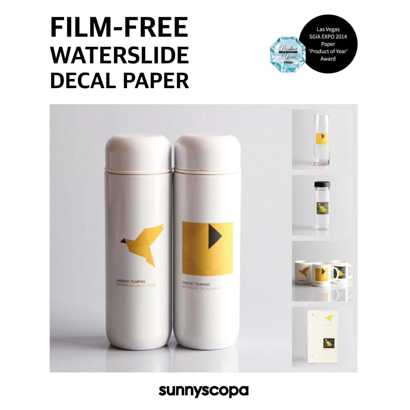 Sunnyscopa Film-free Waterslide Decal Paper
