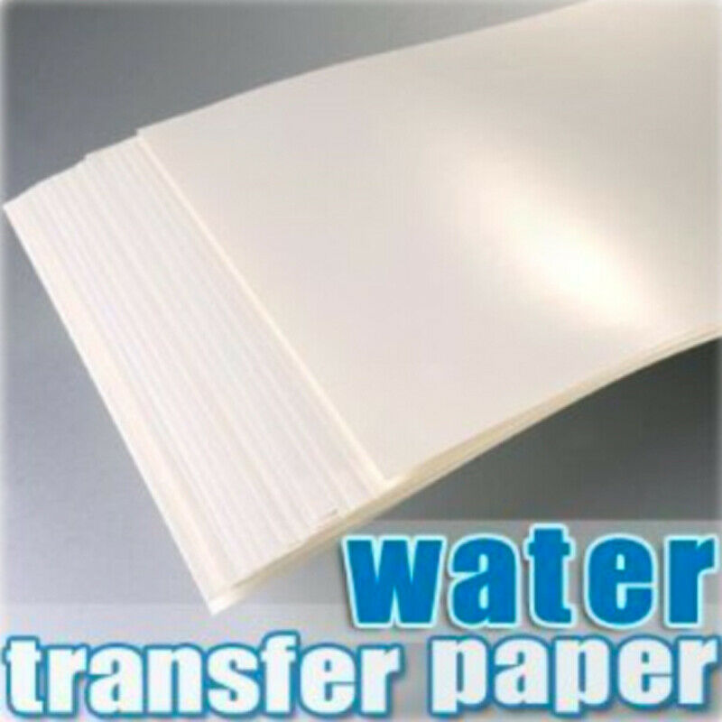 5pcs A4 Water Slide Decal Paper Inkjet Waterslide Transfer Paper Clear/white