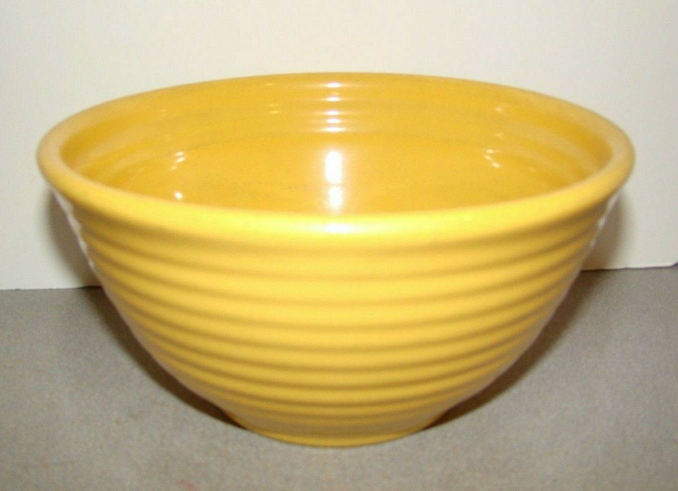 Vintage Bauer Ring Ware #30 Mixing Bowl Yellow