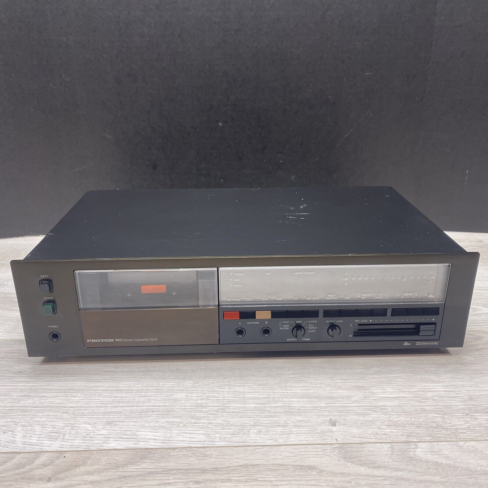 Proton 740 Cassette Deck, Dolby B-c & Dbx Parts Repair Only