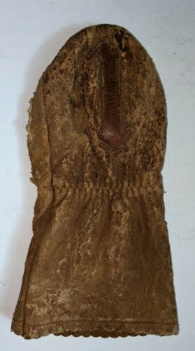 ANTIQUE Vintage Soft Leather Golf Club Headcover Head Cover Number 1 Driver