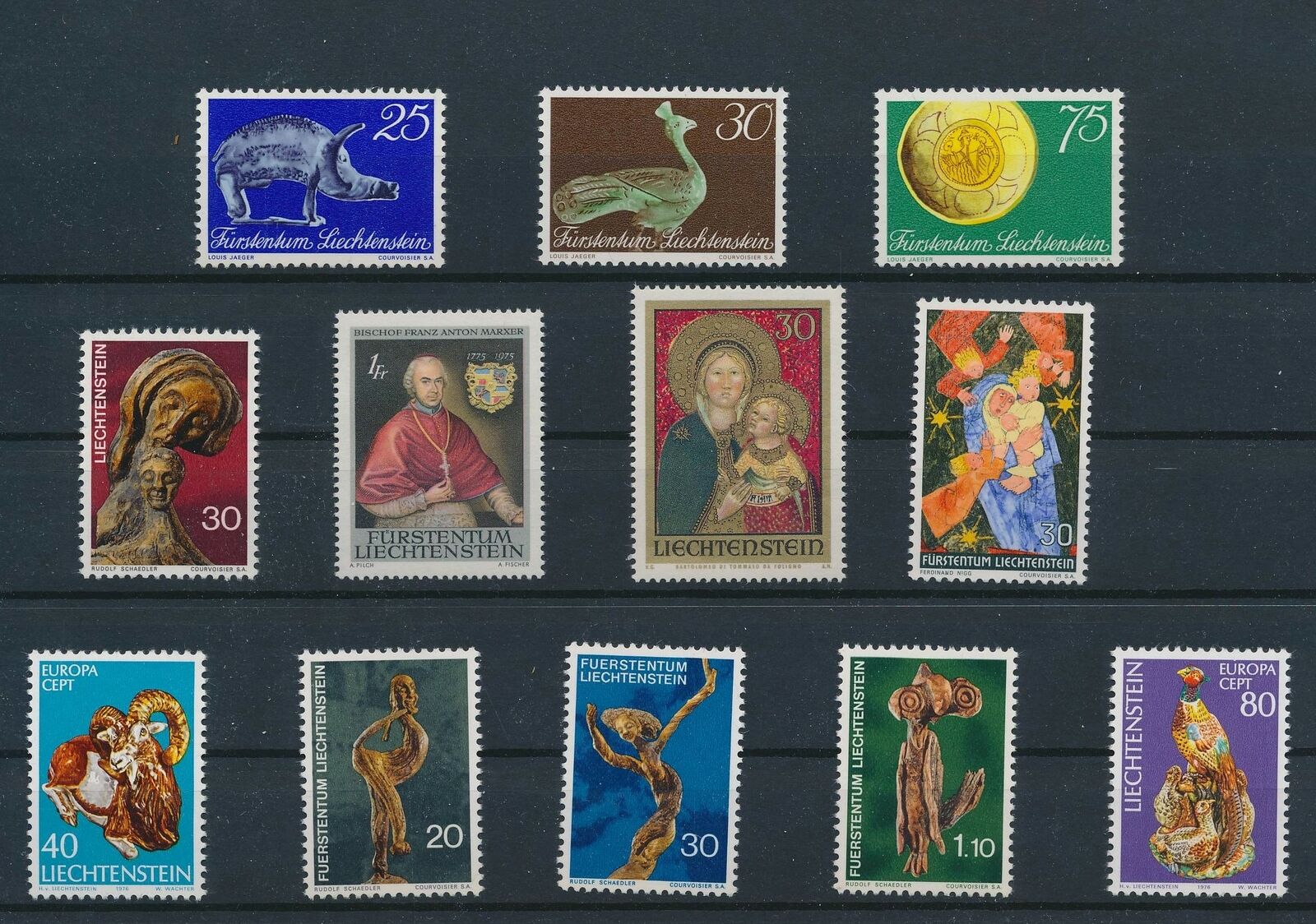 LO42636 Liechtenstein mixed thematics nice lot of good stamps MNH