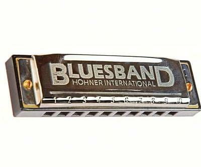 Hohner Classic Blues Band Harmonica, Key Of C, Instructions Included     #dm